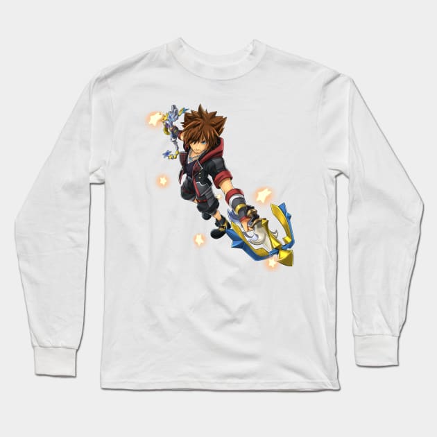 Sora KH3 Long Sleeve T-Shirt by BlazeManga